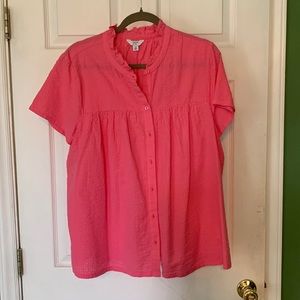 Pink Crown and Ivy blouse